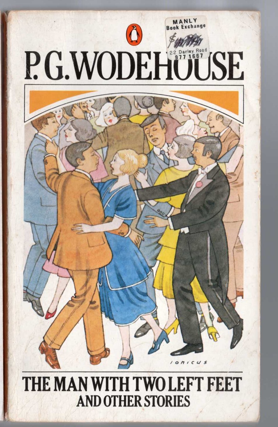 P.G. Wodehouse  THE MAN WITH TWO LEFT FEET and Other Stories front book cover image