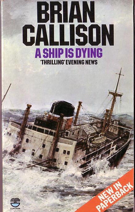 Brian Callison  A SHIP IS DYING front book cover image