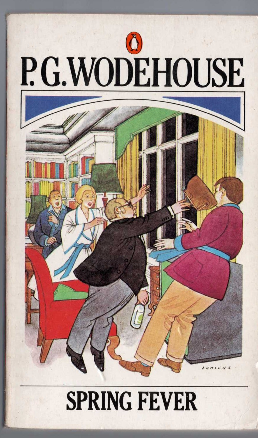 P.G. Wodehouse  SPRING FEVER front book cover image