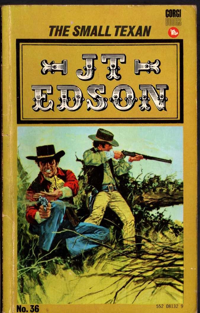 J.T. Edson  THE SMALL TEXAN front book cover image