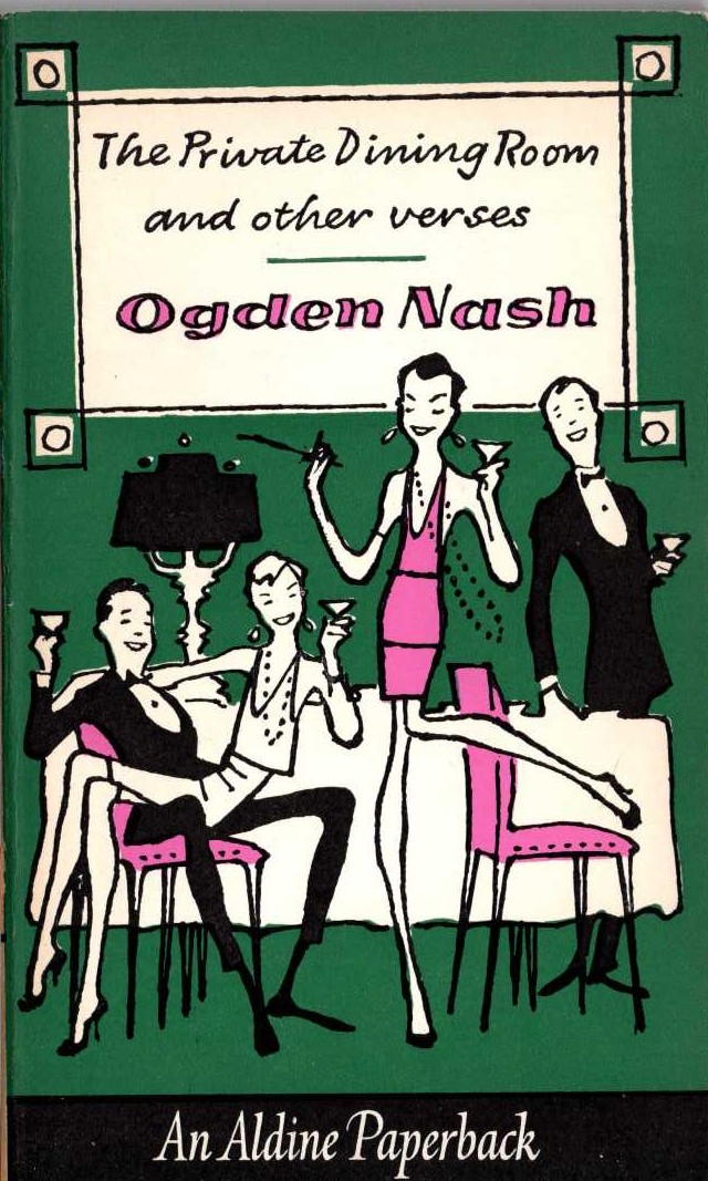 Ogden Nash  THE PRIVATE DINING ROOM and other verses front book cover image