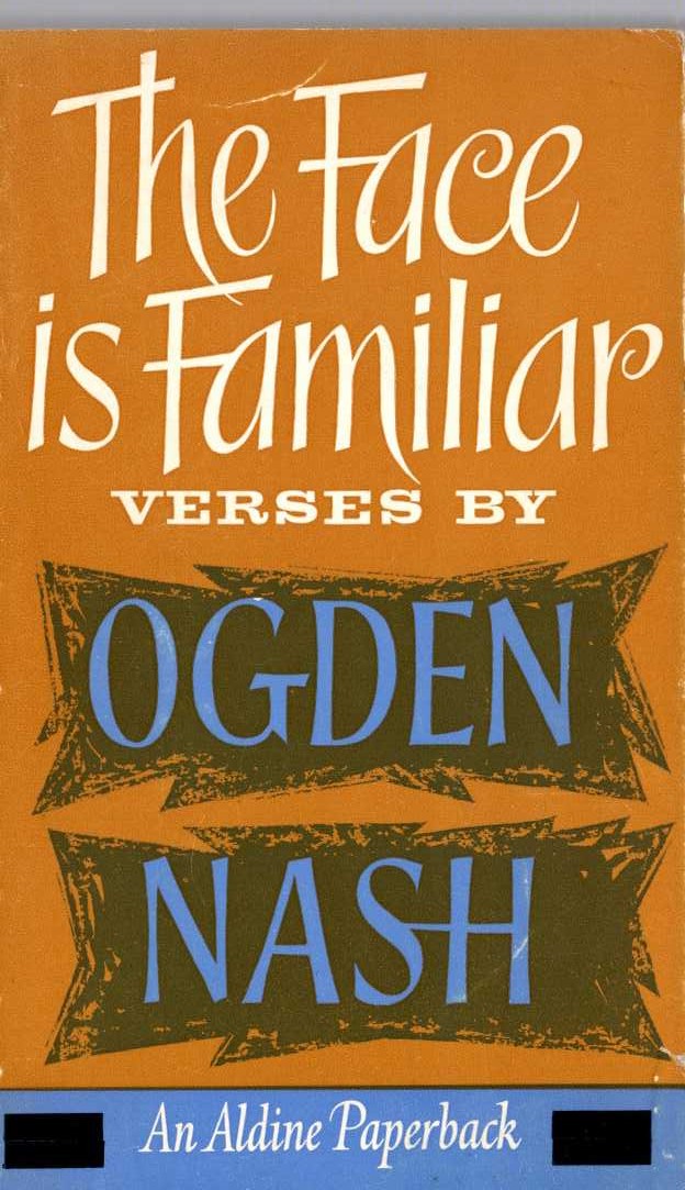 Ogden Nash  THE FACE IS FAMILIAR front book cover image