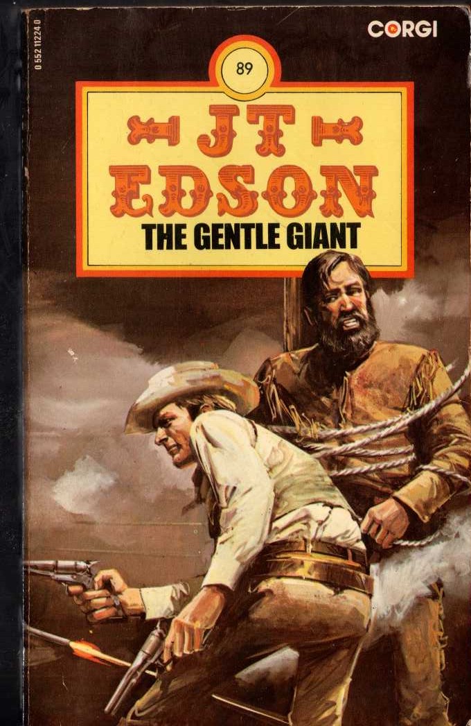 J.T. Edson  THE GENTLE GIANT front book cover image