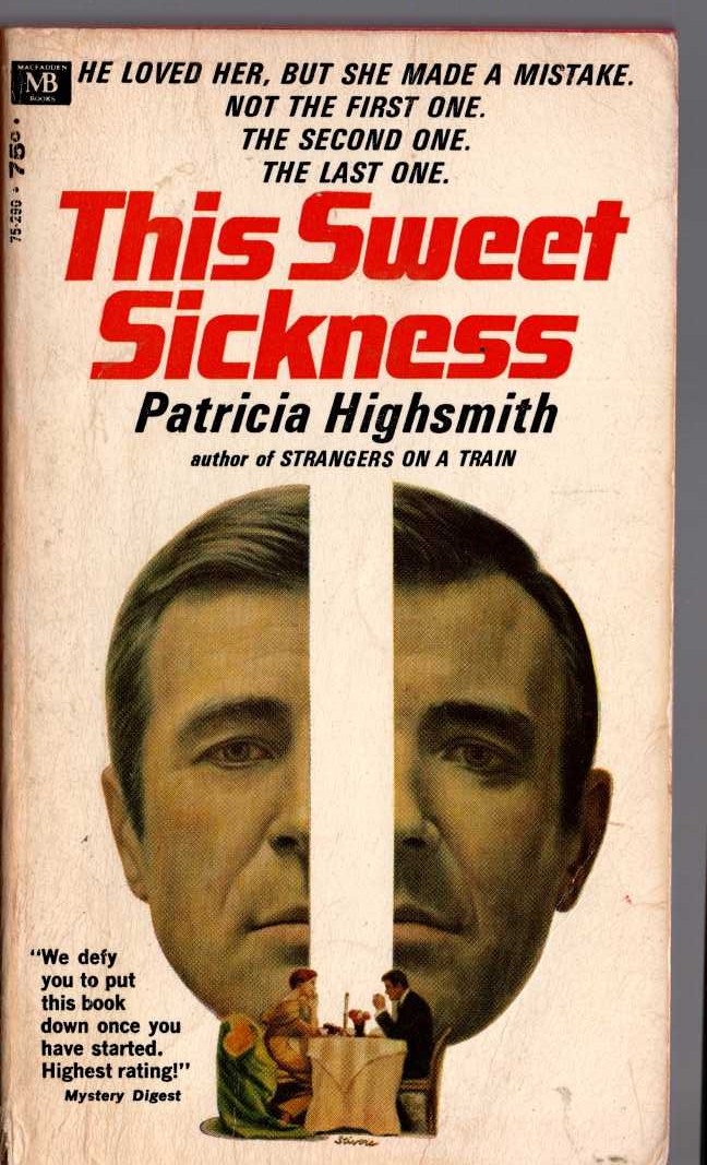 Patricia Highsmith  THIS SWEET SICKNESS front book cover image