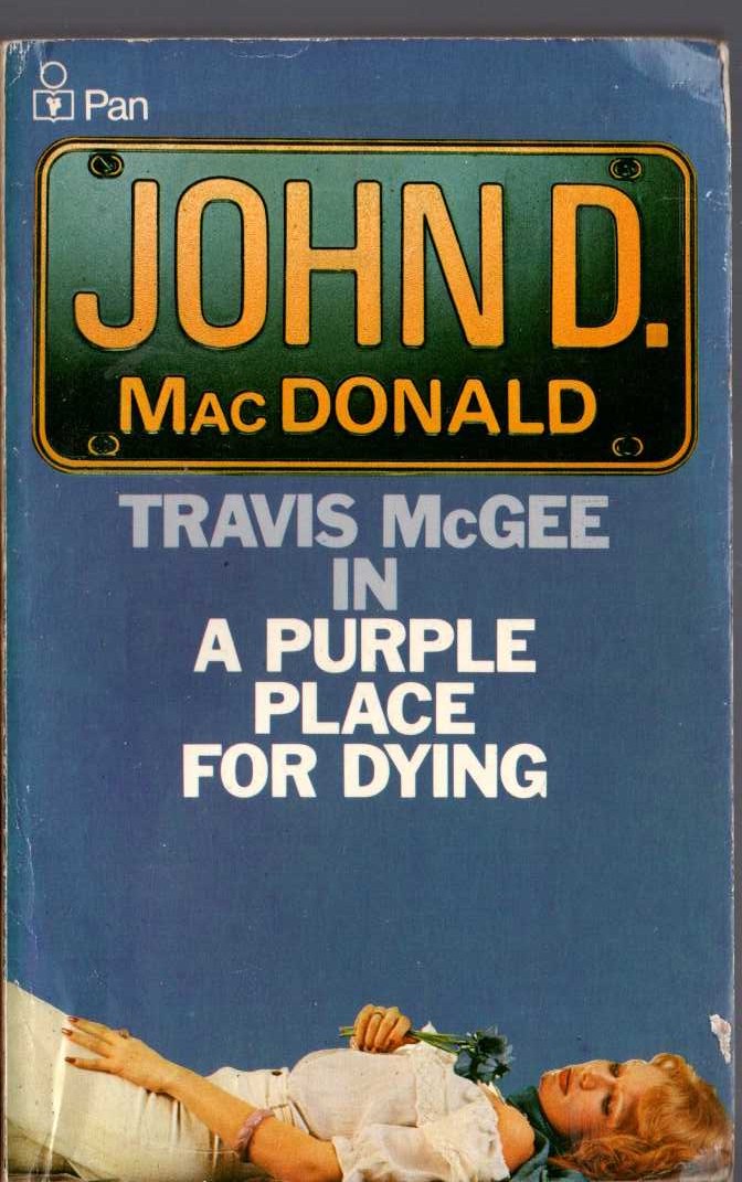 John D. MacDonald  A PURPLE PLACE FOR DYING front book cover image
