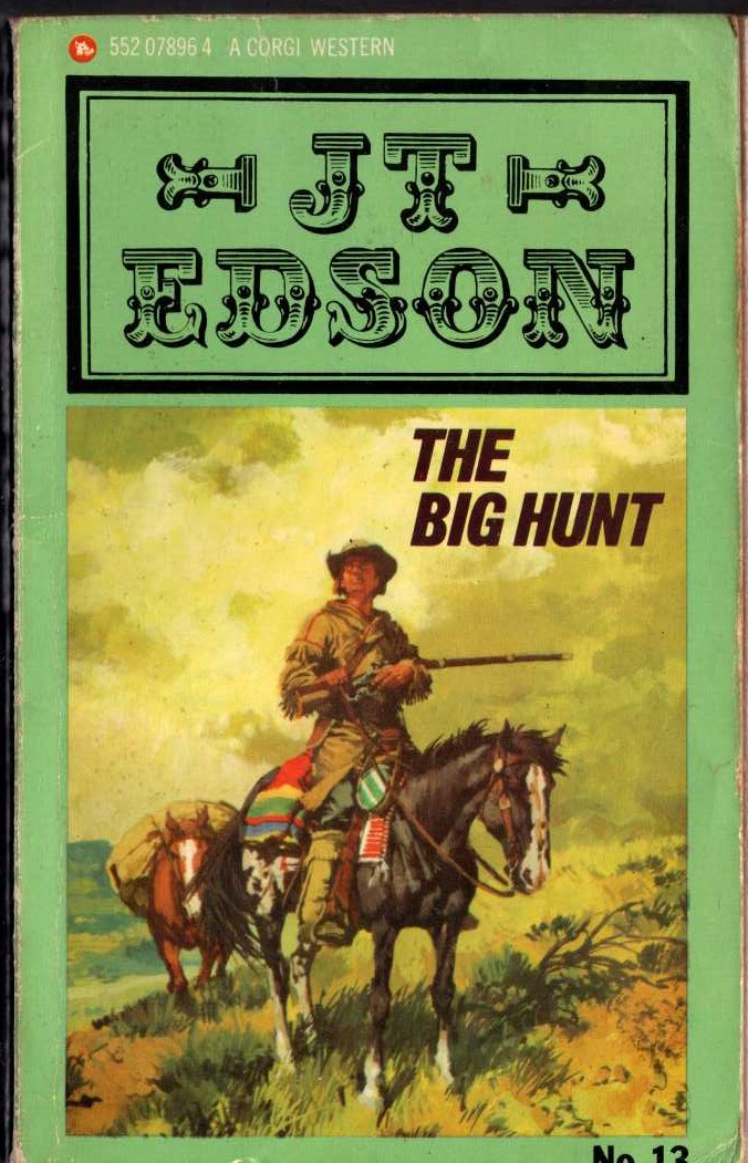 J.T. Edson  THE BIG HUNT front book cover image