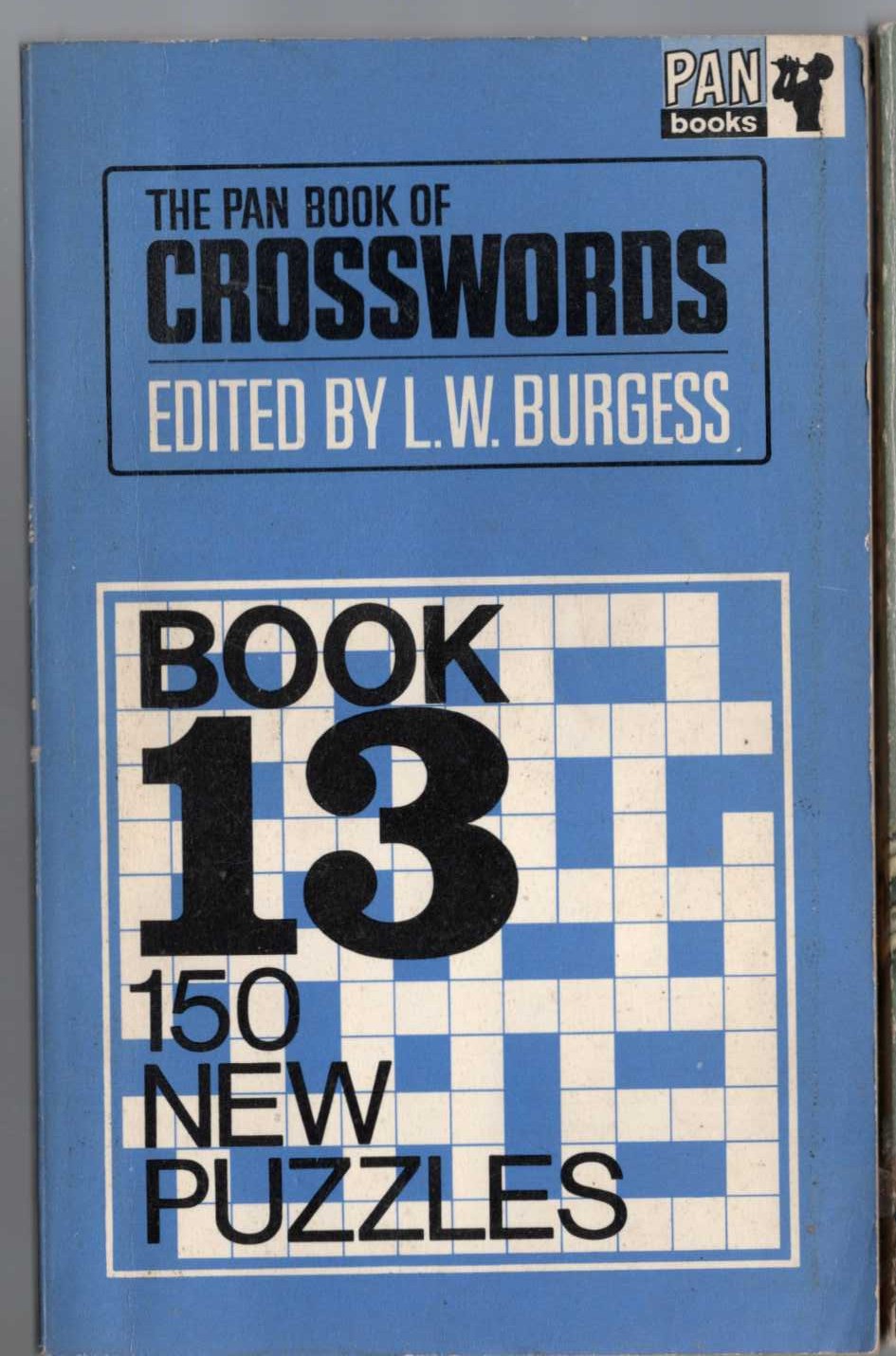 L.W. Burgess (edits) THE THIRTEENTH PAN BOOK OF CROSSWORDS front book cover image