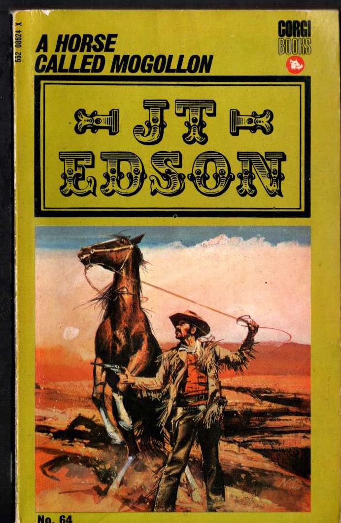 J.T. Edson  A HORSE CALLED MOGOLLON front book cover image