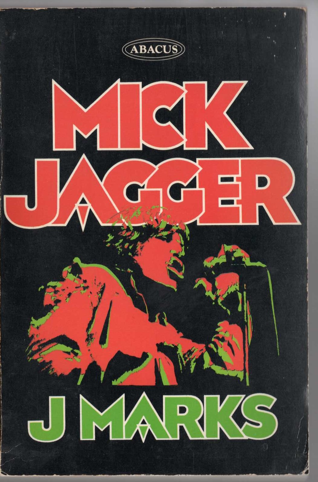 J. Marks  MICK JAGGER front book cover image