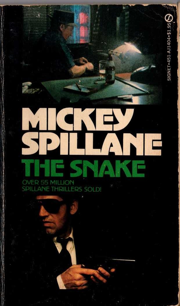 Mickey Spillane  THE SNAKE front book cover image