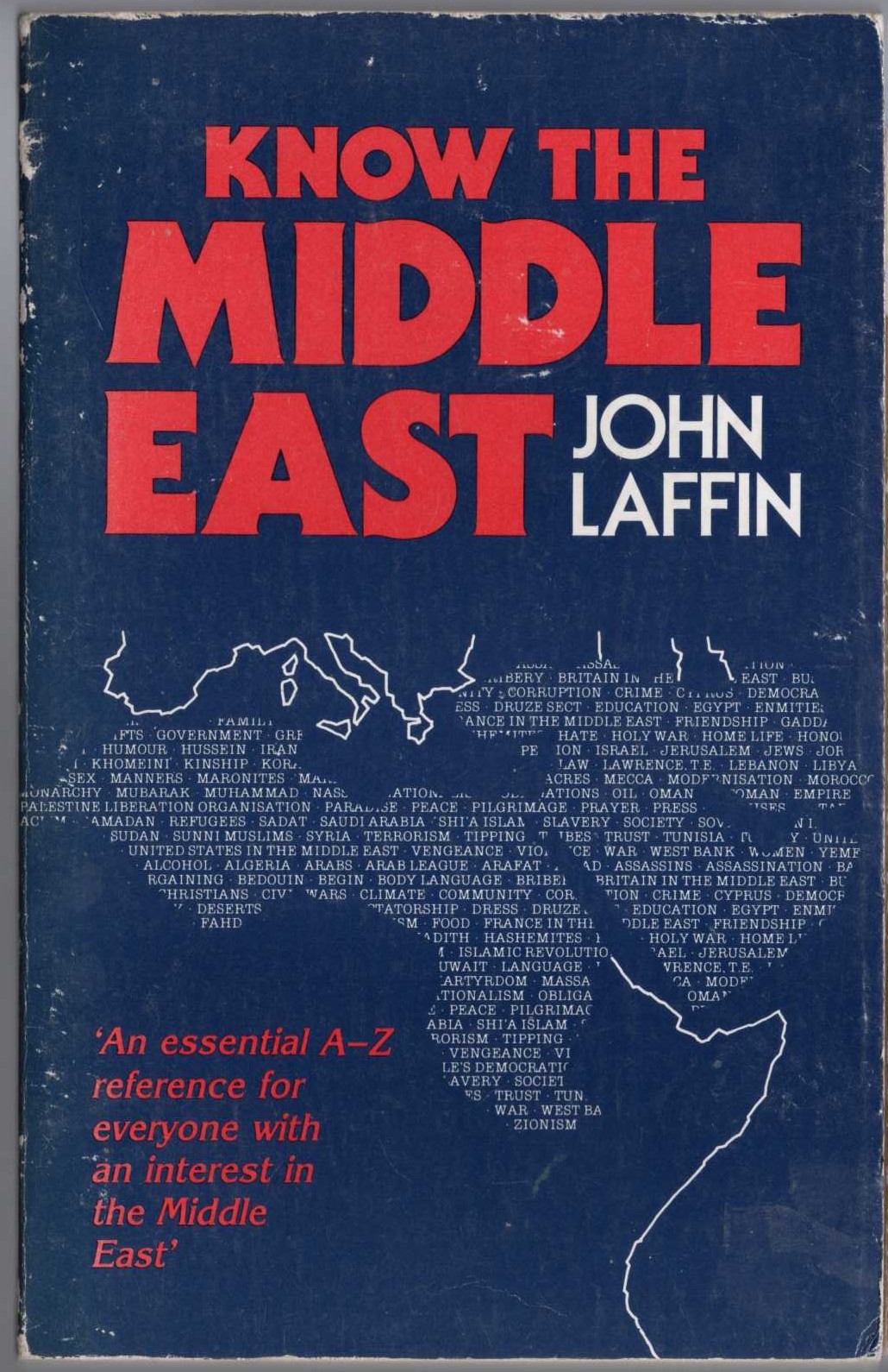 John Laffin  KNOW THE MIDDLE EAST front book cover image