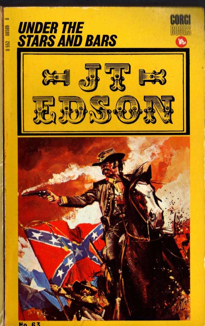 J.T. Edson  UNDER THE STARS AND BARS front book cover image