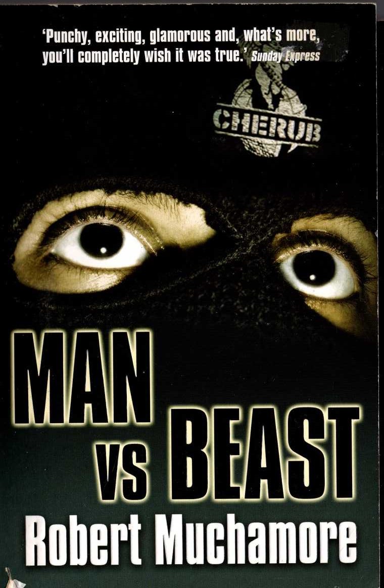 Robert Muchamore  MAN vs BEAST front book cover image