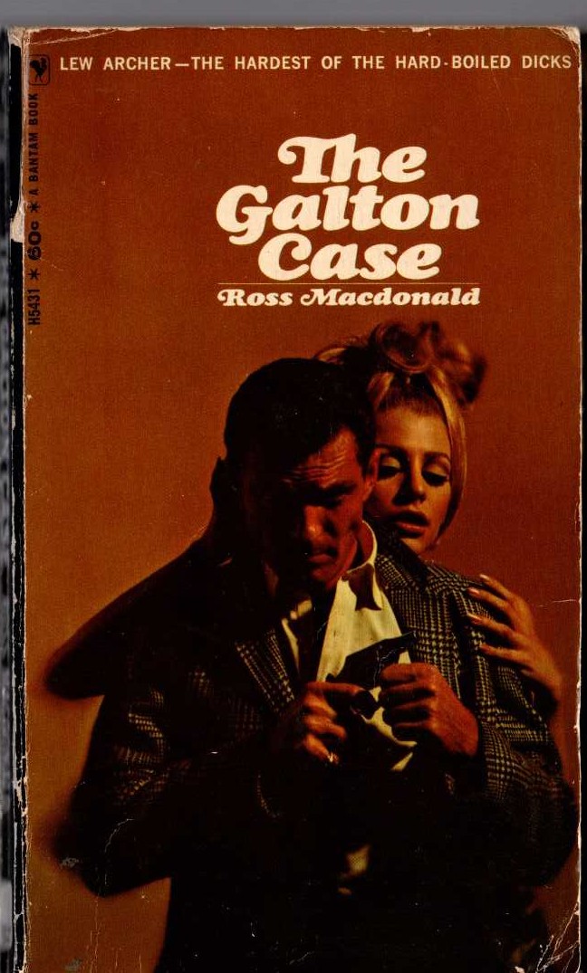 Ross Macdonald  THE GALTON CASE front book cover image