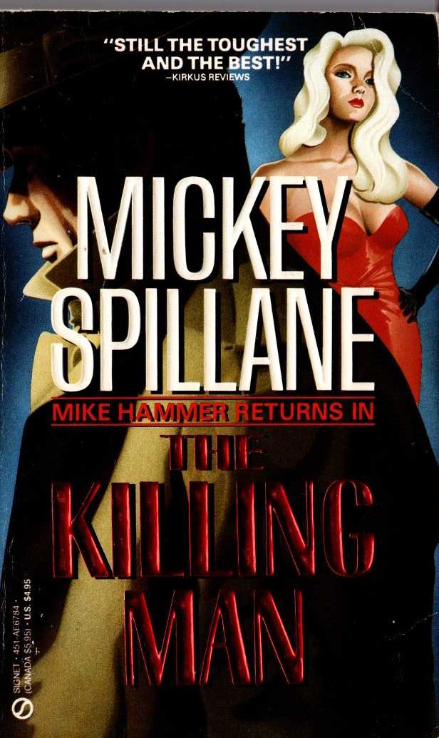 Mickey Spillane  THE KILLING MAN front book cover image