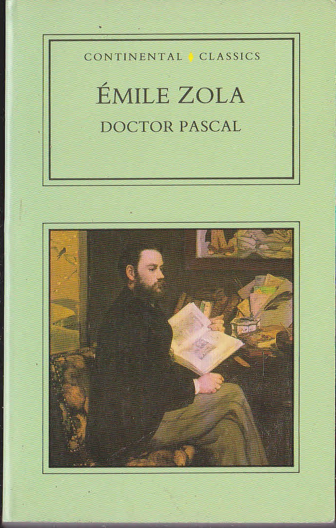 Emile Zola  DOCTOR PASCAL front book cover image