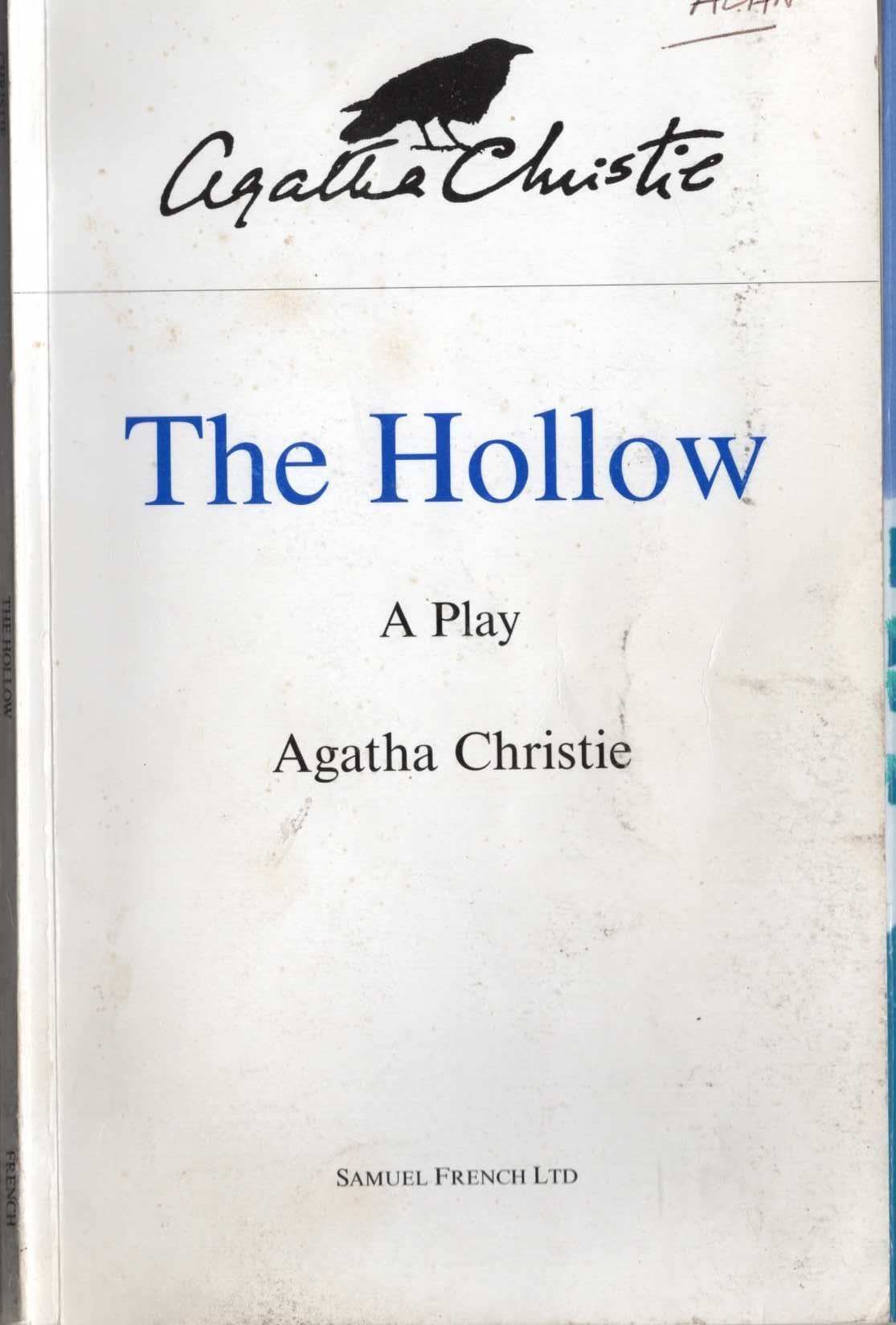 Agatha Christie  THE HOLLOW. A Play front book cover image