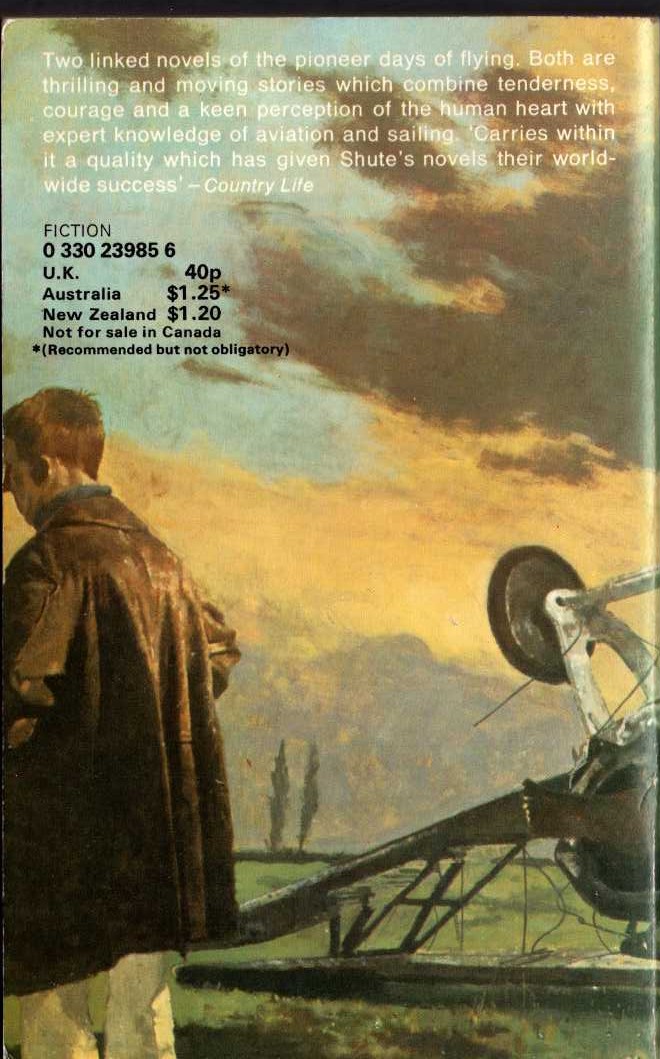 Nevil Shute  STEPHEN MORRIS magnified rear book cover image