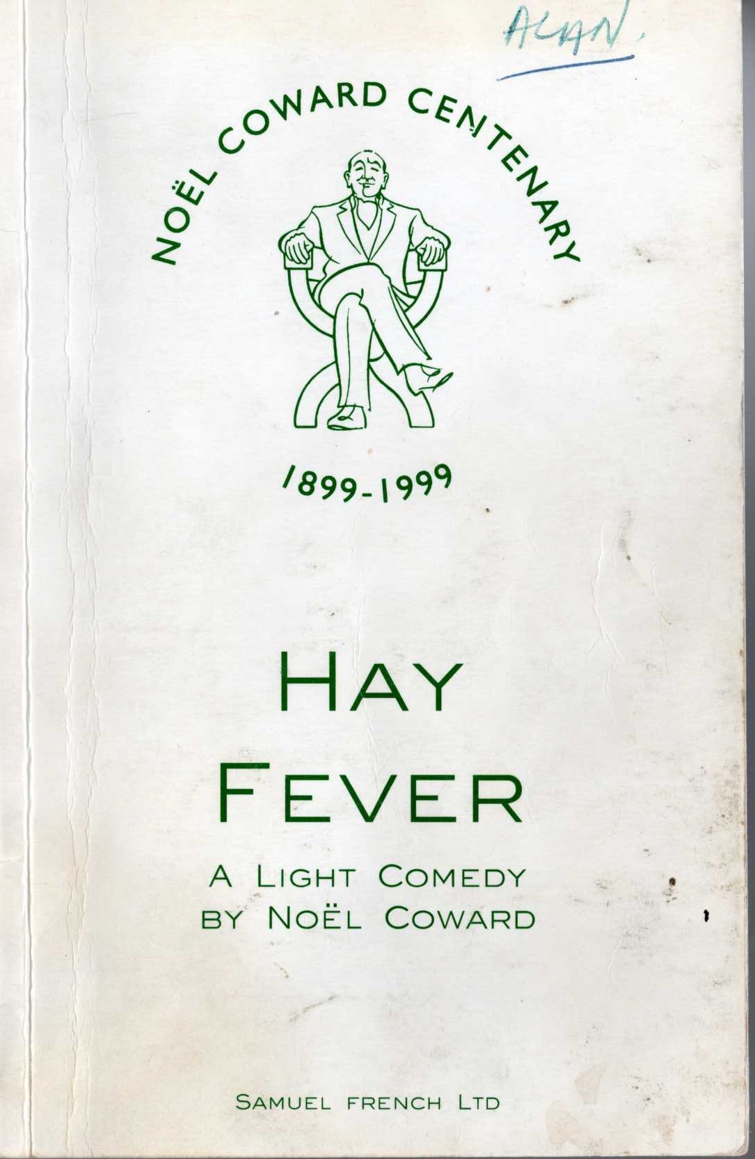 Noel Coward  FEVER. A Light Comedy front book cover image