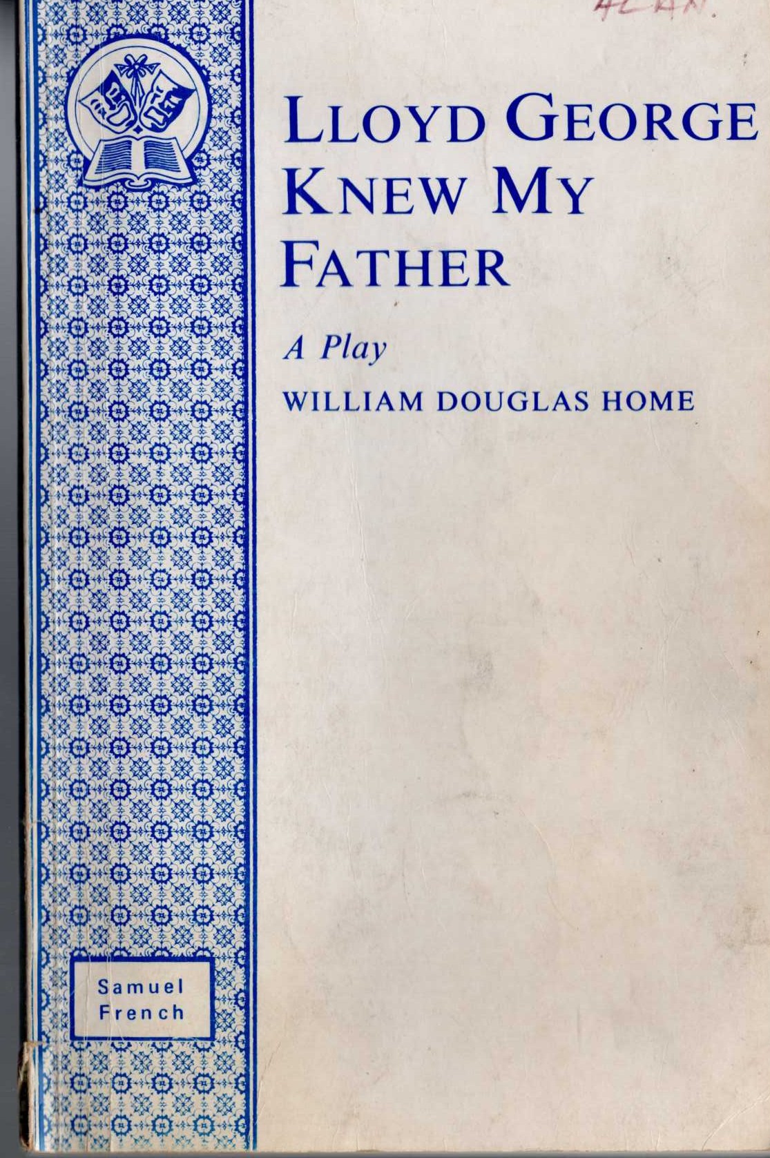 William Douglas Home  LLOYD GEORGE KNEW MY FATHER. A Play front book cover image