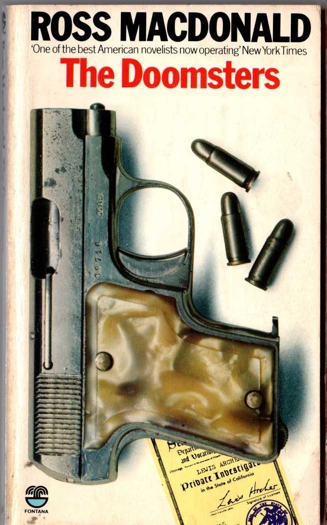 Ross Macdonald  THE DOOMSTERS front book cover image