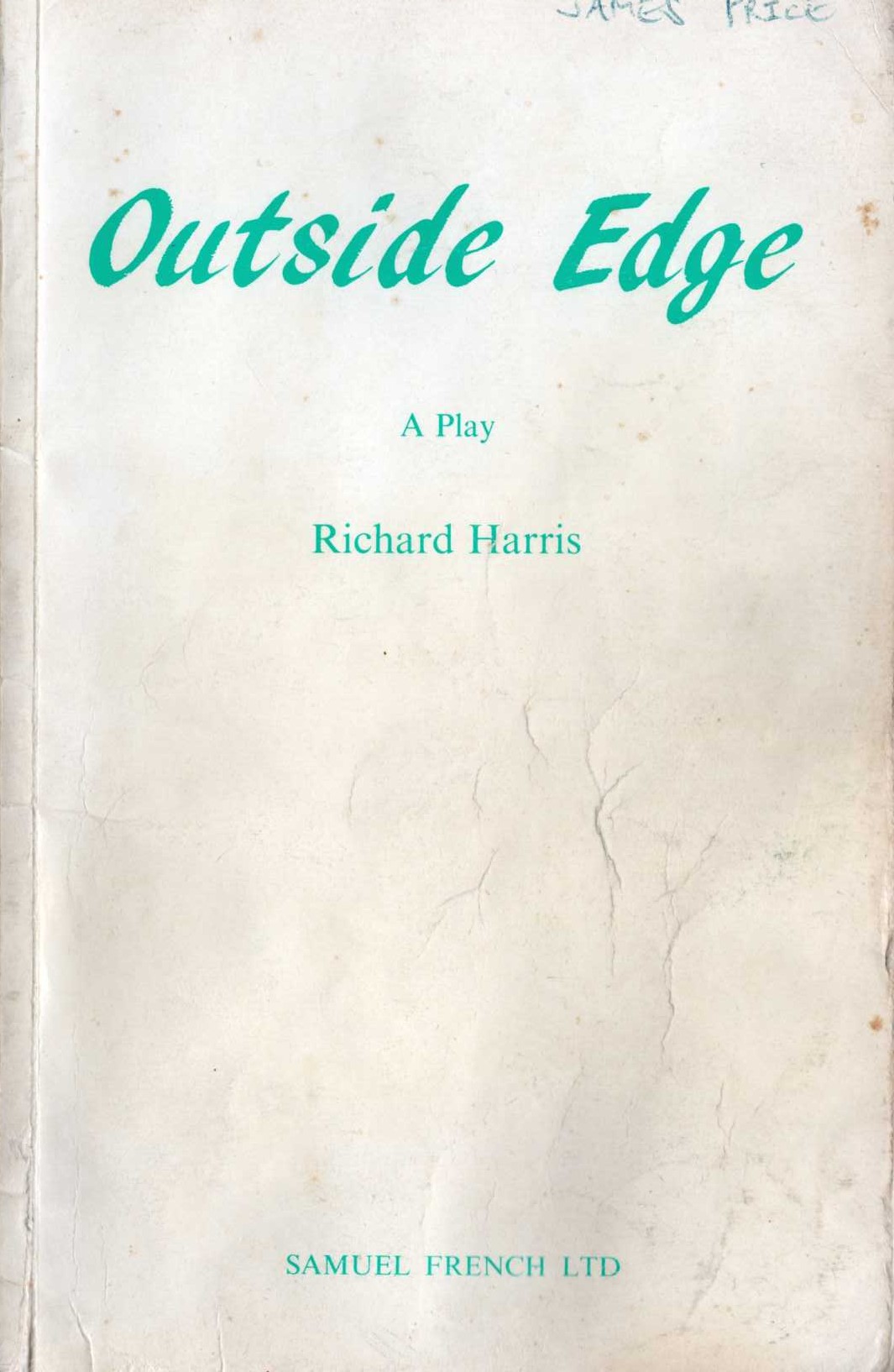 Richard Harris  OUTSIDE EDGE. A Play front book cover image