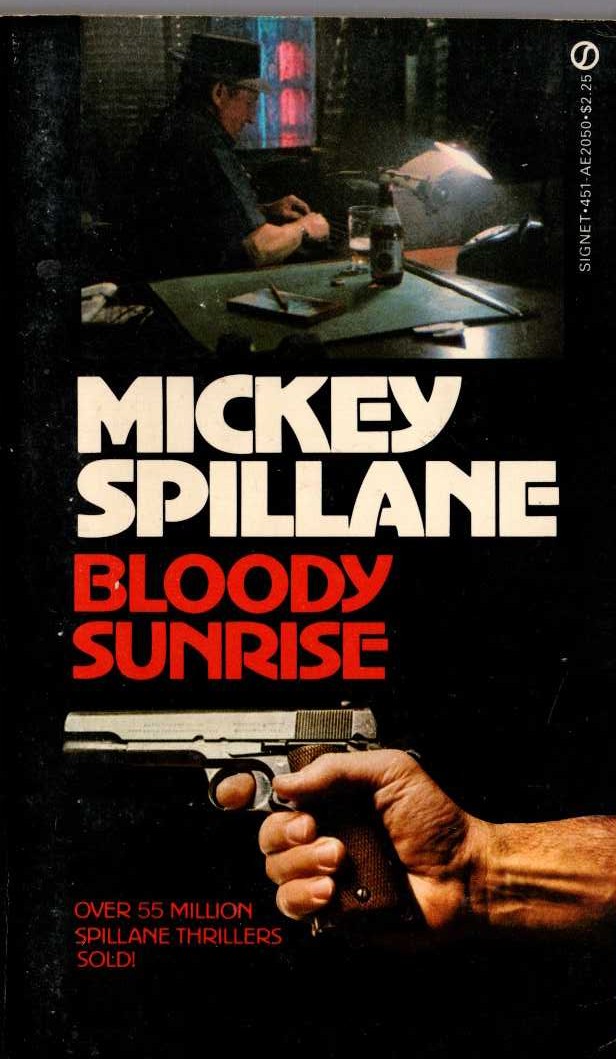 Mickey Spillane  BLOODY SUNRISE front book cover image