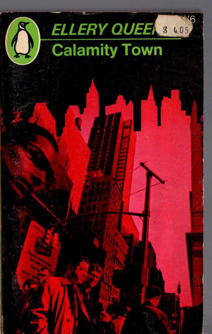 Ellery Queen  CALAMITY TOWN front book cover image