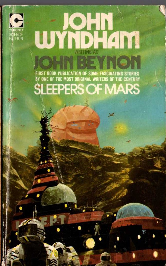 (John Wyndham writing as John Beynon) SLEEPRS OF MAR front book cover image