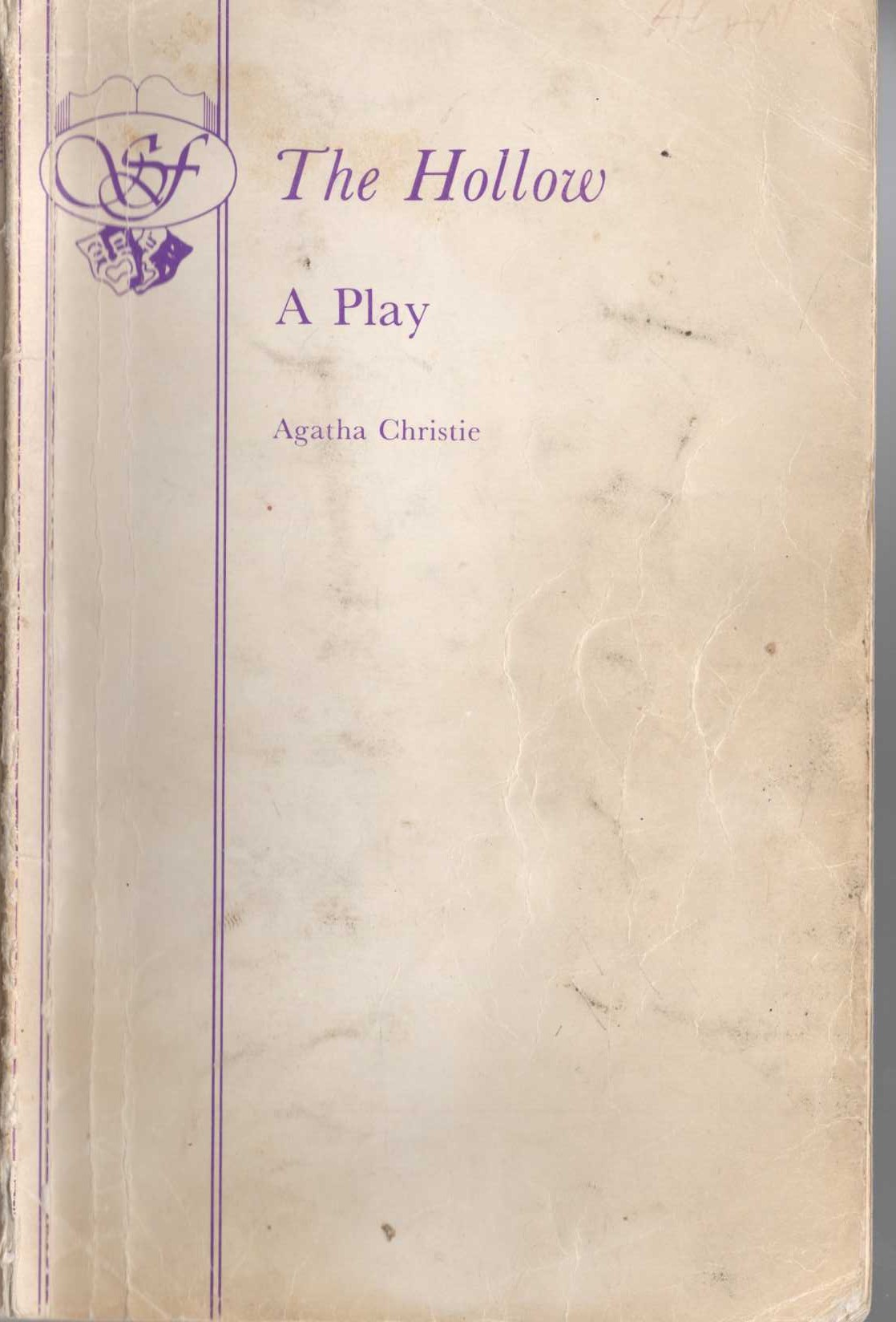Agatha Christie  THE HOLLOW. A Play front book cover image