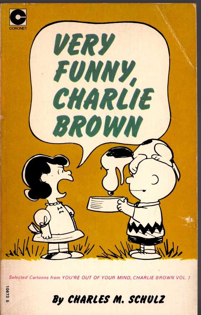Charles M. Schulz  VERY FUNNY, CHARLIE BROWN front book cover image