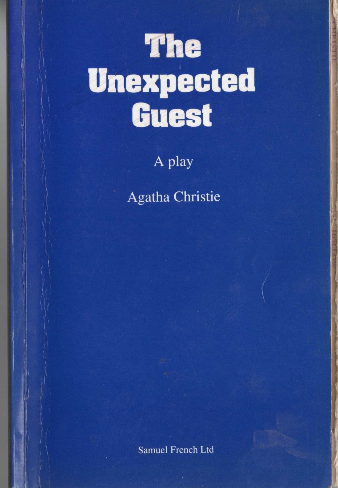Agatha Christie  THE UNEXPECTED GUEST. A play front book cover image