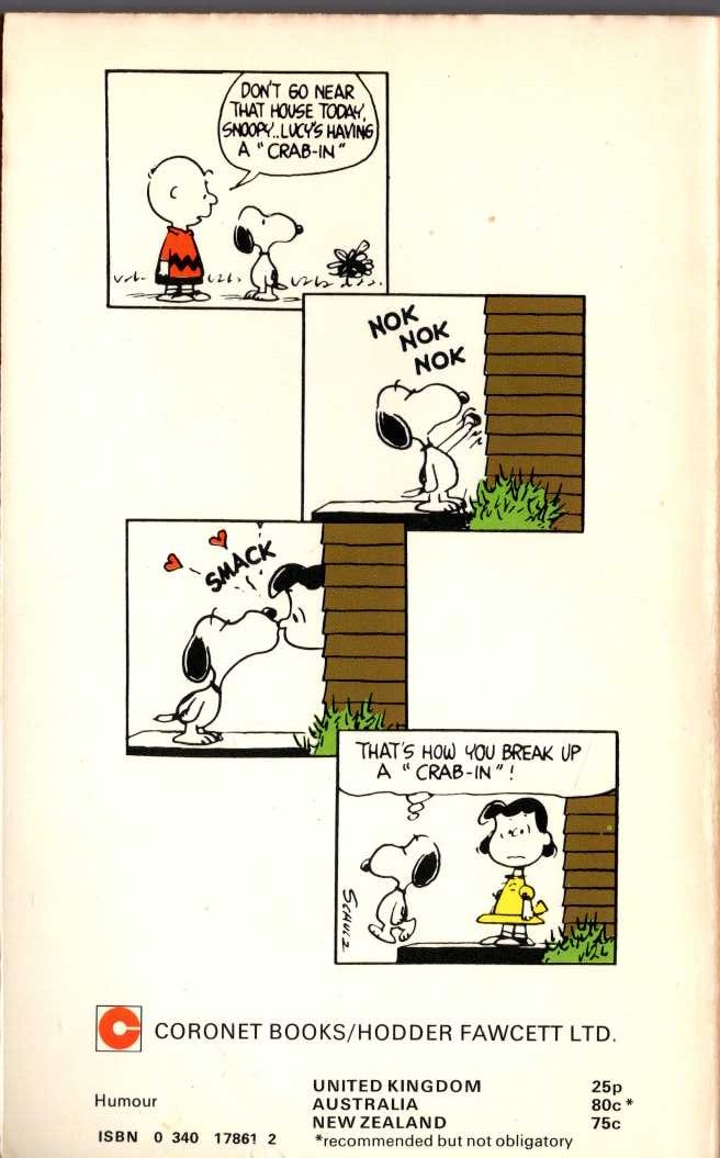 Charles M. Schulz  WHO WAS THAT DOG I SAW YOU WITH, CHARLIE BROWN? magnified rear book cover image