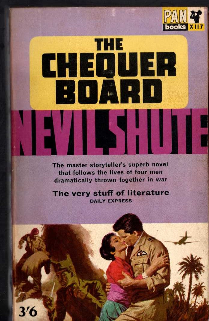 Nevil Shute  THE CHEQUER BOARD front book cover image