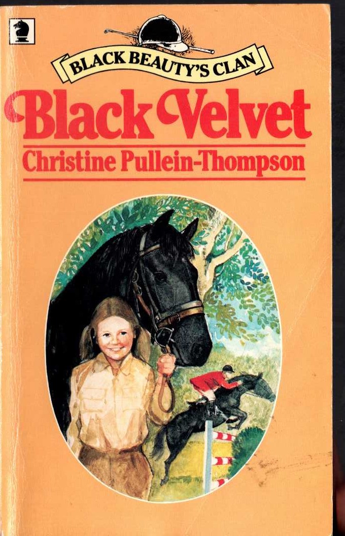 Christine Pullein-Thompson  BLACK VELVET front book cover image