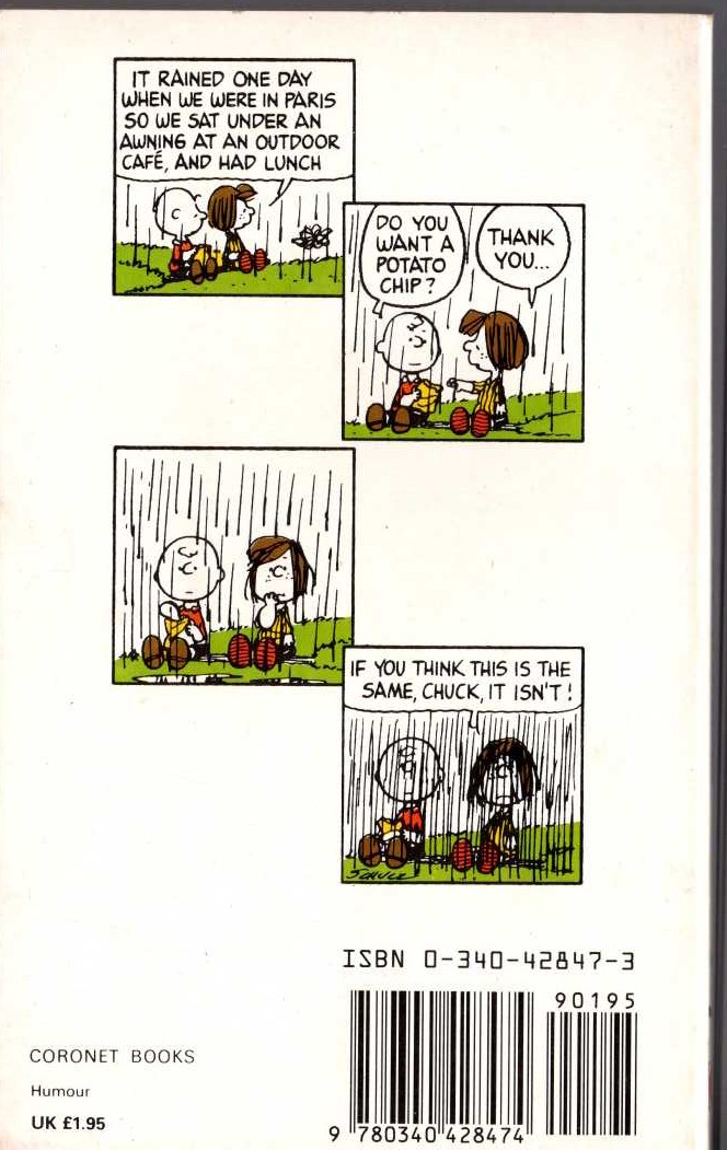 Charles M. Schulz  HOW ROMANTIC, CHARLIE BROWN magnified rear book cover image
