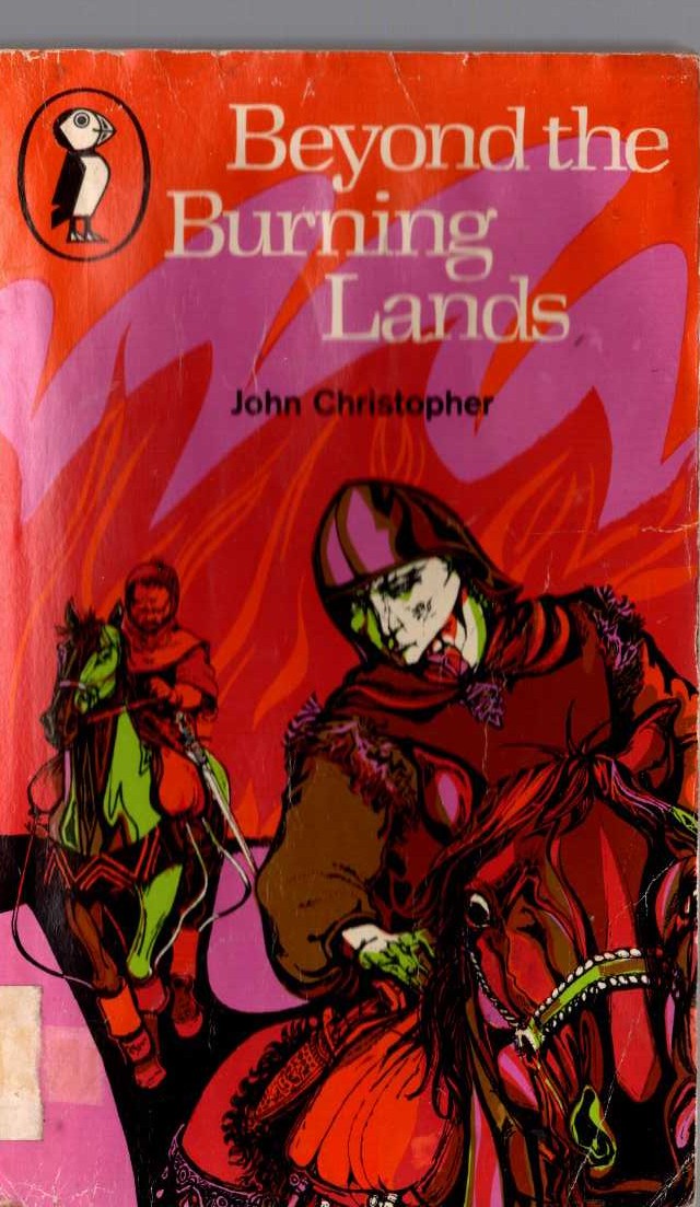 John Christopher  BEYOND THE BURNING LANDS front book cover image