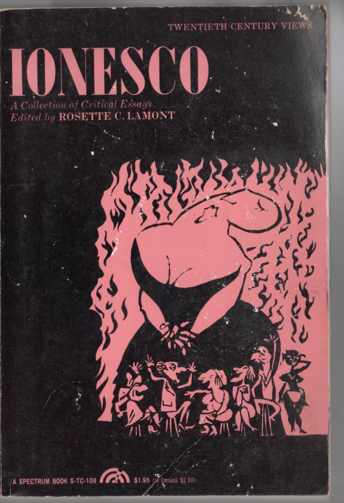 Rosette C. Lamont (edits) IONESCO. A Collection of Critical Essays front book cover image