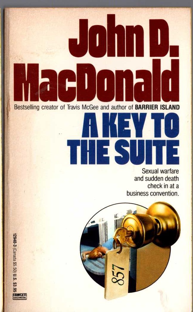 John D. MacDonald  A KEY TO THE SUITE front book cover image