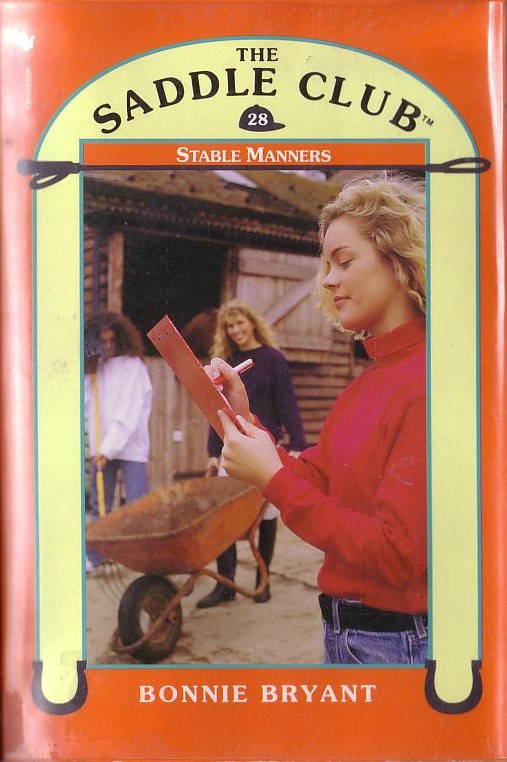 Bonnie Bryant  THE SADDLE CLUB 28: Stable Manners front book cover image