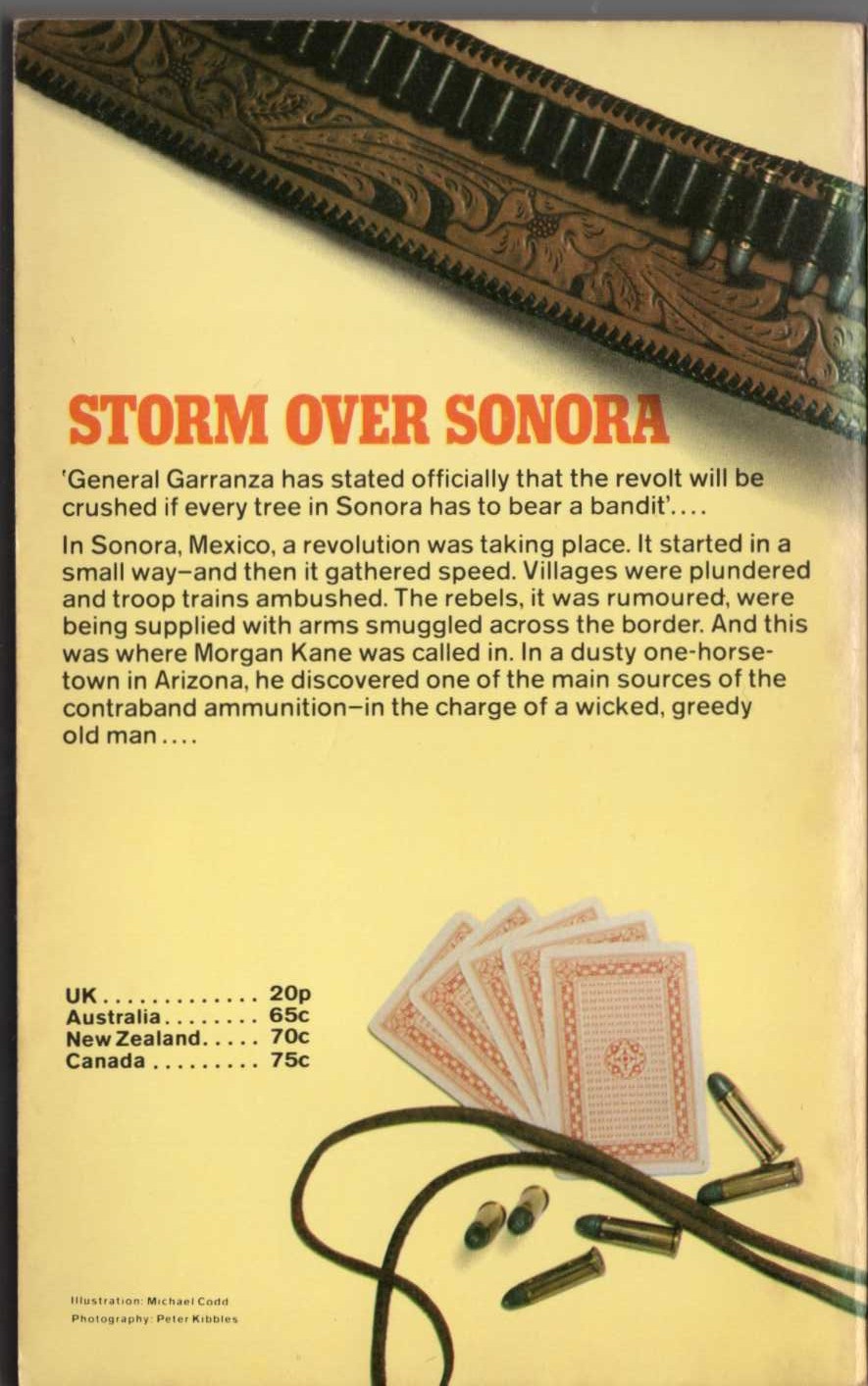 Louis Masterson  STORM OVER SONORA magnified rear book cover image