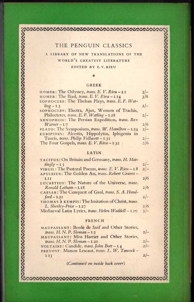 Moliere   FIVE PLAYS: THE WOULD-BE GENTLEMAN/ THAT SCOUNDREL SCAPIN/ THE MISER/ LOVE'S THE BEST DOCTOR/ DON JUAN magnified rear book cover image