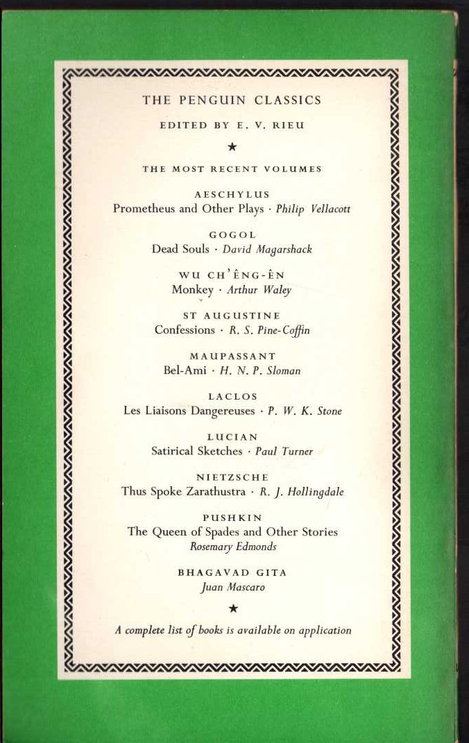 Emile Zola  THERESE RAQUIN magnified rear book cover image