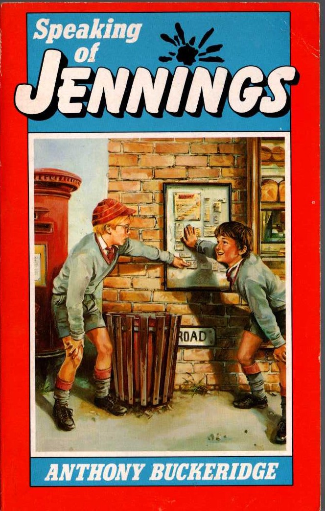 Anthony Buckeridge  SPEAKING OF JENNINGS front book cover image