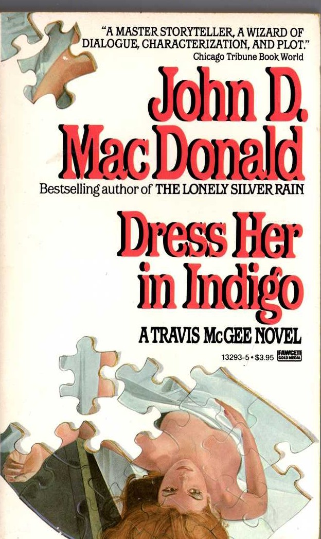 John D. MacDonald  DRESS HER IN INDIGO front book cover image
