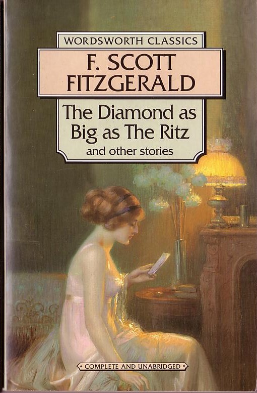 F.Scott Fitzgerald  THE DIAMOND AS BIG AS THE RITZ front book cover image