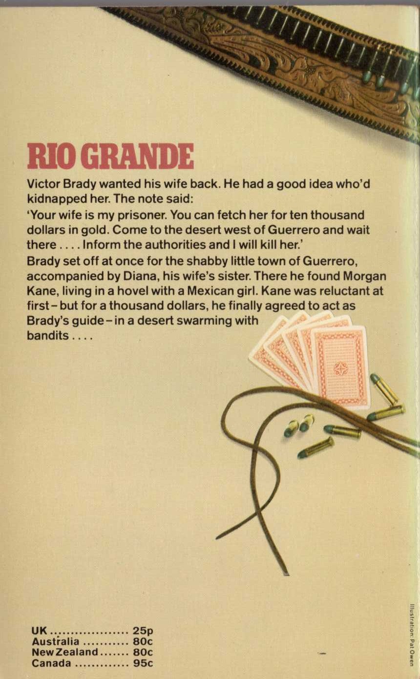 Louis Masterson  RIO GRANDE magnified rear book cover image