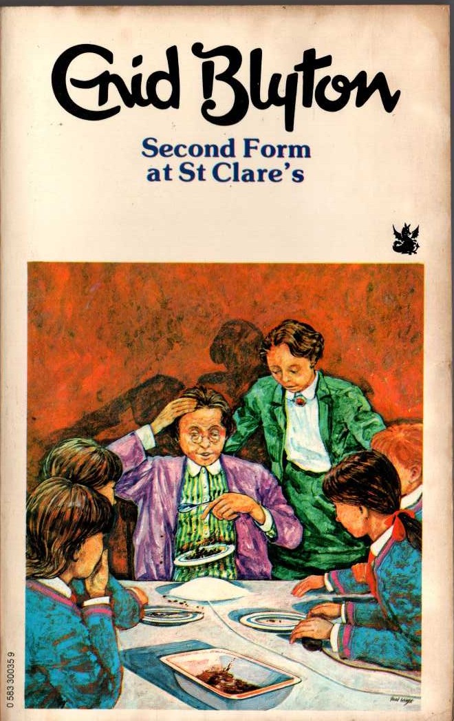 Enid Blyton  SECOND FORM AT ST CLARE'S front book cover image