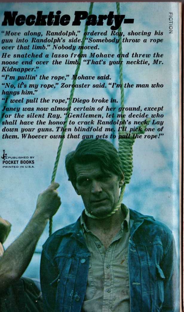 Zane Grey  LOST PUEBLO magnified rear book cover image