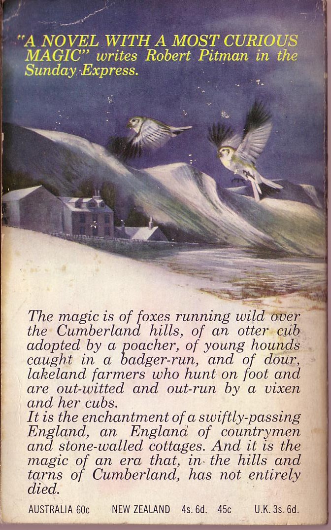 Joyce Stranger  THE RUNNING FOXES magnified rear book cover image